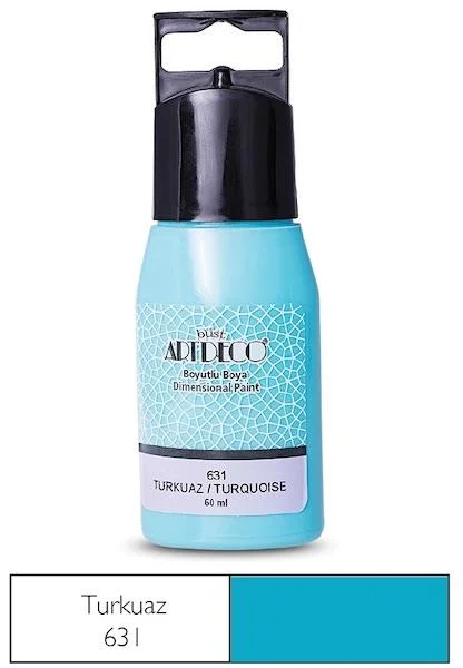 ARTDECO BOYUTLU BOYA 60 ML TURKUAZ Y-042C-631