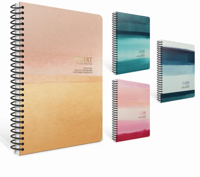GIPTA DEFTER PAPERNOTES 17x24 SPİRALLİ SERT KAPAK 120 YP. ÇİZGİLİ 6374