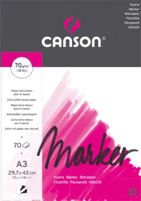CANSON MARKER BLOĞU LAYOUT A3 70 GR 70 SF 200297233