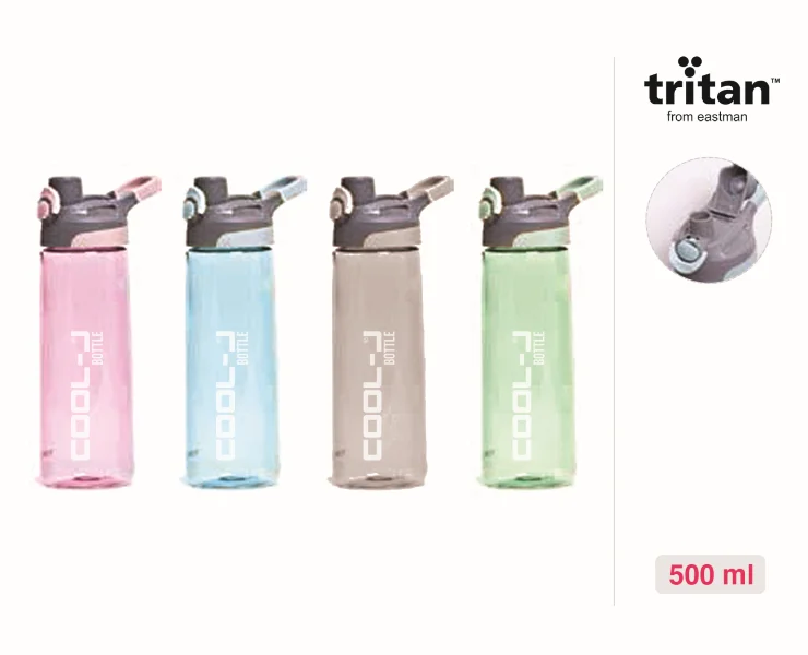 GIPTA MATARA 500 ML TRITAN 4 RENK MIX KİLİTLİ K758100