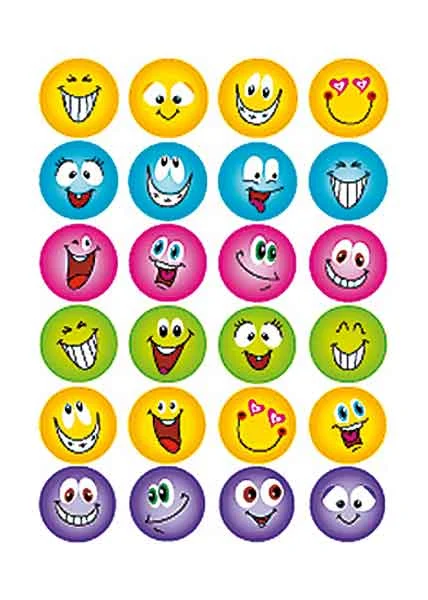 HERMA ETİKET MAGIC GLITTERY GÜLEN YÜZLER 6818