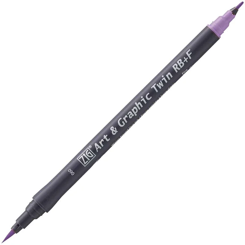ZIG ART&amp;GRAPHIC TWIN RB TUT-95 60 LIGHT VIOLET