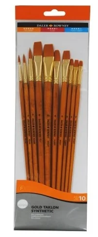 DALER ROWNEY FIRÇA SETİ SIMPLY SERİSİ TAKLON KISA SAP 10 LU 216920110