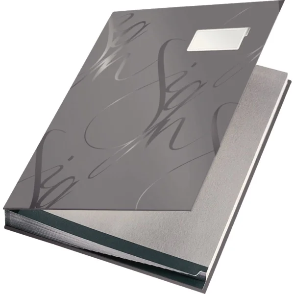 LEITZ İMZA DOSYASI 16 SAYFA L-5745 GRİ