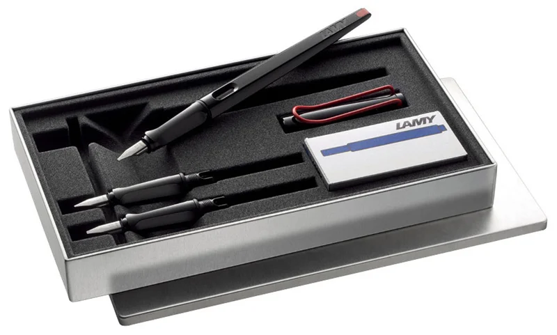LAMY DOLMA KALEM JOY SET 1 KALEM + 3 UÇ PARLAK SİYAH 15-S