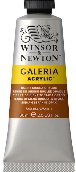 W&amp;N AKRİLİK BOYA GALERIA 60 ML BURNT SIENNA OPAQUE 077 WN-2120077