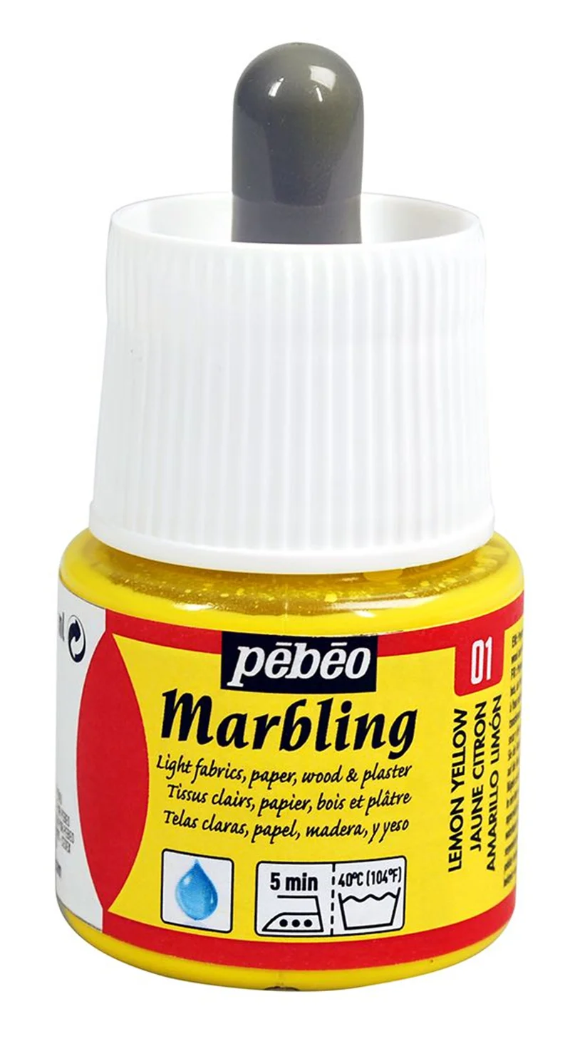 PEBEO EBRU BOYASI MARBLING 45 ML 130*01 LEMON YELLOW