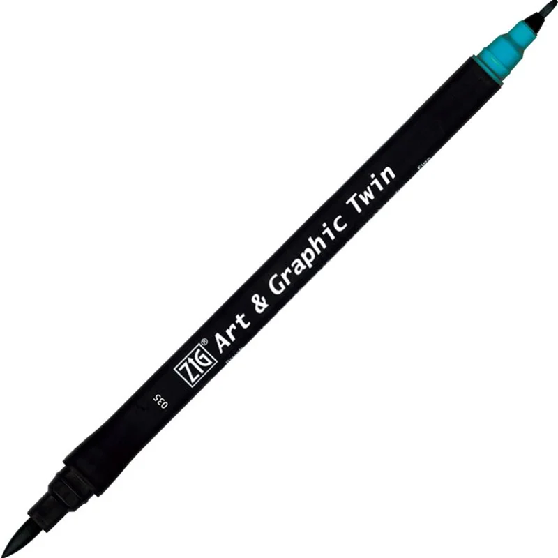 ZIG ART&amp;GRAPHIC TWIN TUT-80 035 PERSIAN GREEN