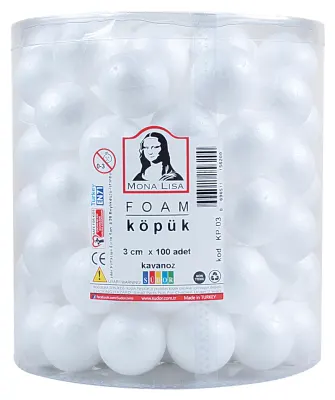 SÜDOR KÖPÜK 3 CM X 100 AD KAVANOZ KP-03
