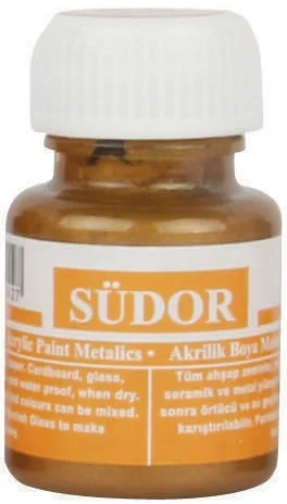 SÜDOR AKRİLİK BOYA 25 ML ALTIN SD110-12