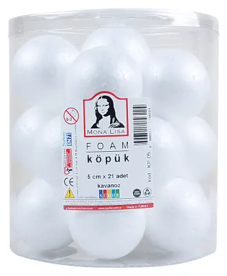 SÜDOR KÖPÜK 5 CM X 21 AD KAVANOZ KP-05