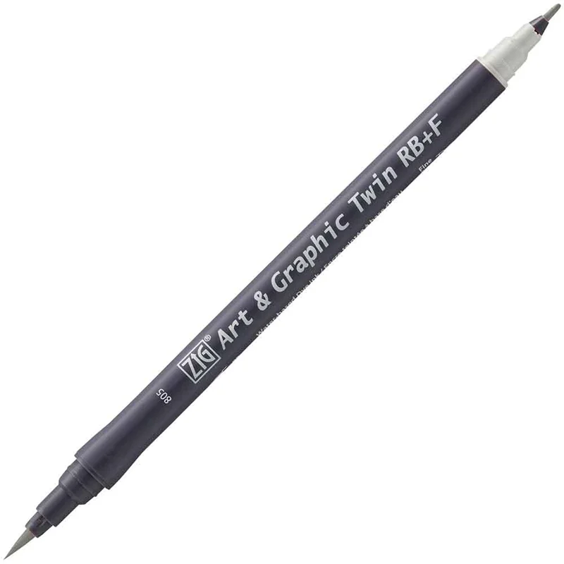 ZIG ART&amp;GRAPHIC TWIN RB TUT-95 805 GRAY TINT
