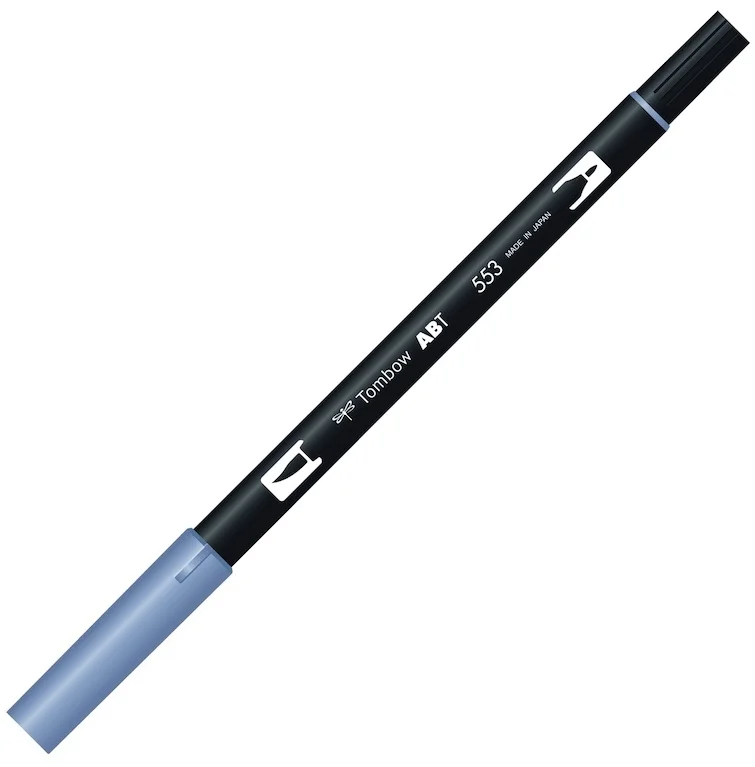 TOMBOW AB-T DUAL BRUSH PEN GRAFİK KALEMİ MIST PURPLE (553) T-AB-T 553