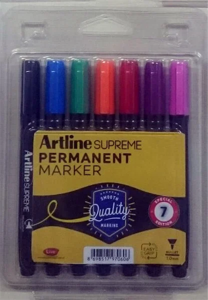 ARTLINE PERMANENT MARKÖR SUPREME 1.0 SET 7 RENK A-EPF-700.S7