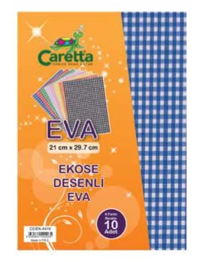 CARETTA EVA A4 10 LU KUMAŞ DESENLİ CEIEK-A410