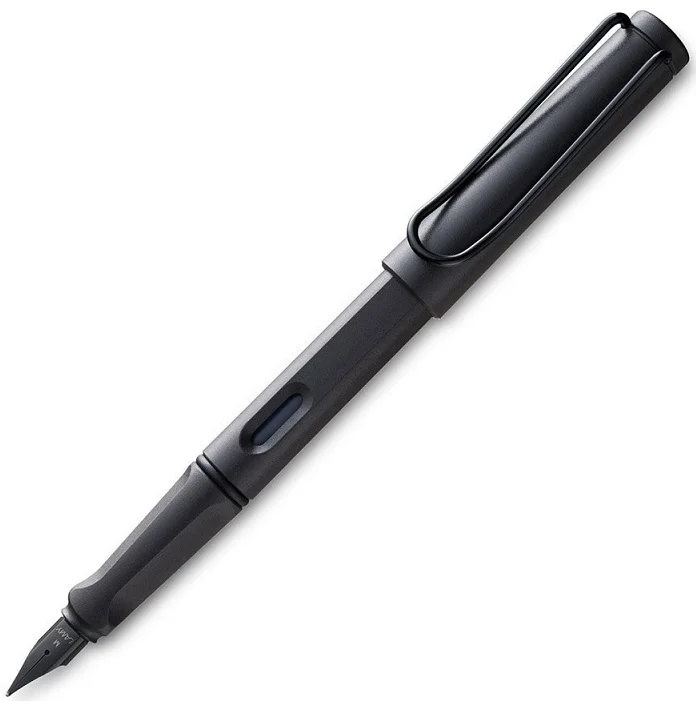 LAMY DOLMA KALEM SAFARI METAL KLİPS MAT SİYAH EF UÇ 17-EF