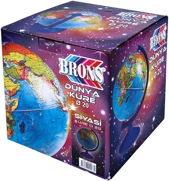 BRONS KÜRE SİYASİ 20 CM BR-800