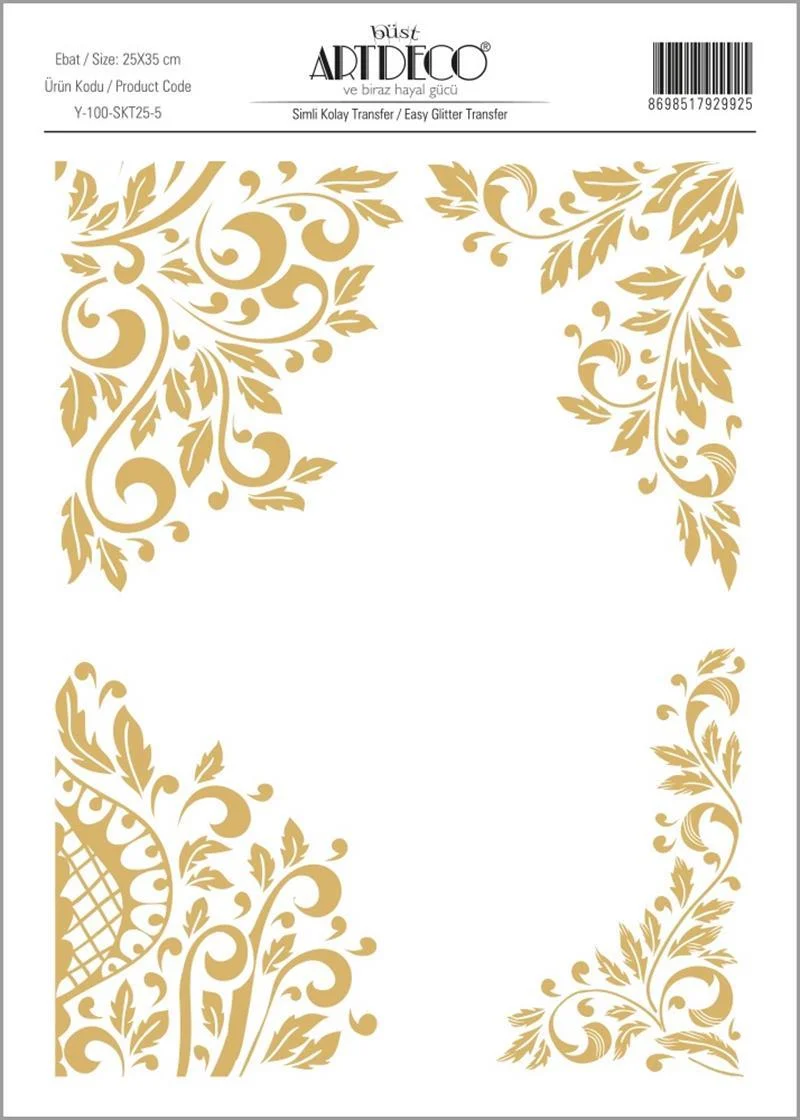 ARTDECO KOLAY TRANSFER SİMLİ 25x35 NO:5 Y-100SKT25-5