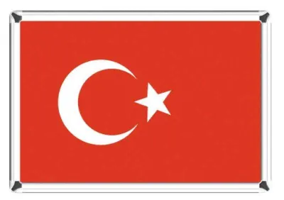 AKYAZI BAYRAK METAL ÇERÇEVE 0249