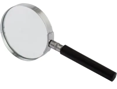 KRAF BÜYÜTEÇ METAL ÇERÇEVE  75MM 5X 375G