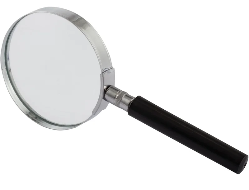 KRAF BÜYÜTEÇ METAL ÇERÇEVE  75MM 5X 375G