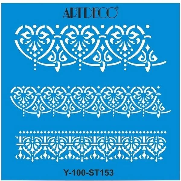 ARTDECO STENCIL 30x30 CM OTANTİK BORDÜR Y-100-ST153
