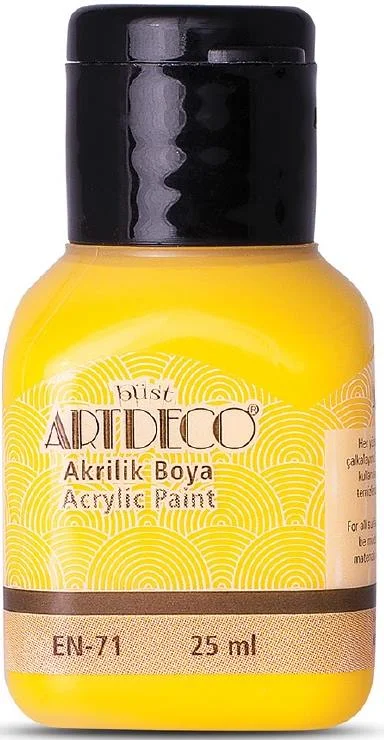 ARTDECO AKRİLİK BOYA 25 ML KOYU SARI Y-070A-3602