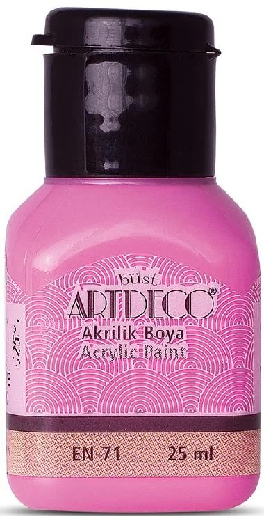 ARTDECO AKRİLİK BOYA 25 ML ŞEKER PEMBE Y-070A-3678
