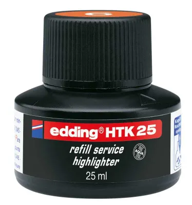 EDDING FOSFORLU KALEM MÜREKKEBİ 25 ML E-HTK25 TURUNCU