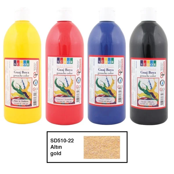 SÜDOR GUAJ BOYA 500 ML ALTIN SD510-22