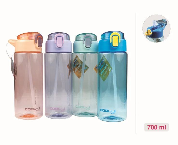 GIPTA MATARA 700 ML PİPETLİ PCTG 4 RENK MIX K758700