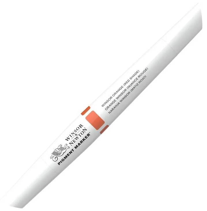 W&amp;N PIGMENT MARKER WINSOR ORANGE (RED SHADE) 723 WN-0202723