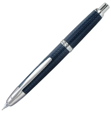 PILOT DOLMA KALEM CAPLESS RHODIUM ACCENTS GRAPHITE MAVİ MEDIUM FC-1500RRRK-M-L-CO