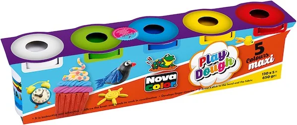 NOVA COLOR OYUN HAMURU SET 5 Lİ 500 GR NC-4106