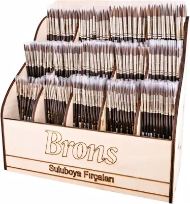 BRONS SULU BOYA FIRÇASI 145 SERİSİ 720 Lİ STAND BR-246