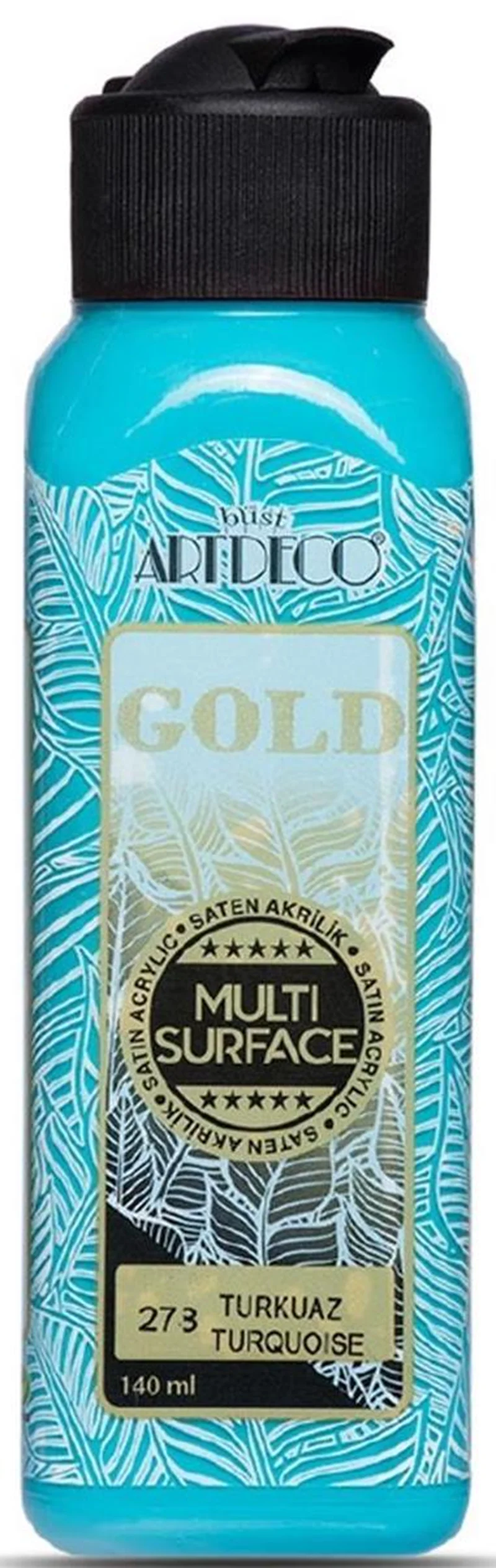 ARTDECO AKRİLİK BOYA GOLD MULTI-SURFACE 140 ML TURKUAZ Y-G70R-278