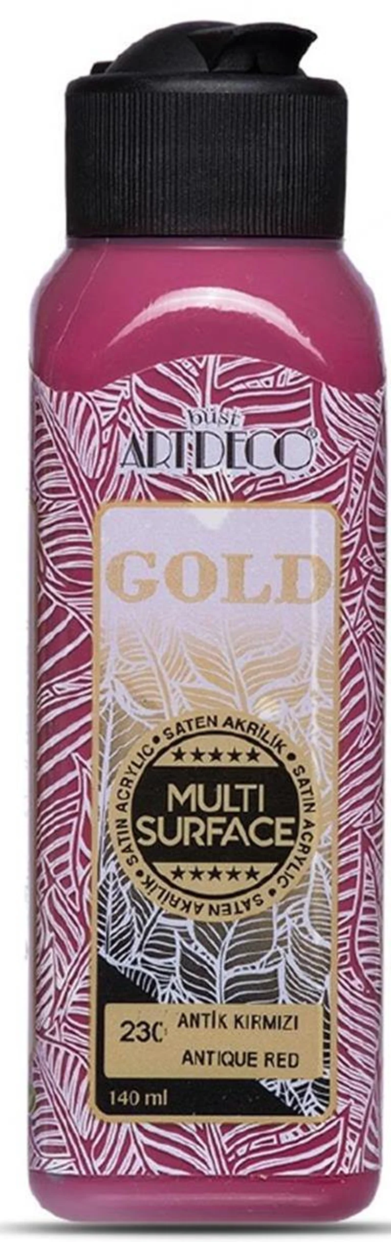 ARTDECO AKRİLİK BOYA GOLD MULTI-SURFACE 140 ML ANTİK KIRMIZI Y-G70R-230