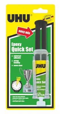 UHU EPOXY QUICK SET KOLAY KARIŞIM İÇİN ŞİRİNGA AMBALAJ UHU37545
