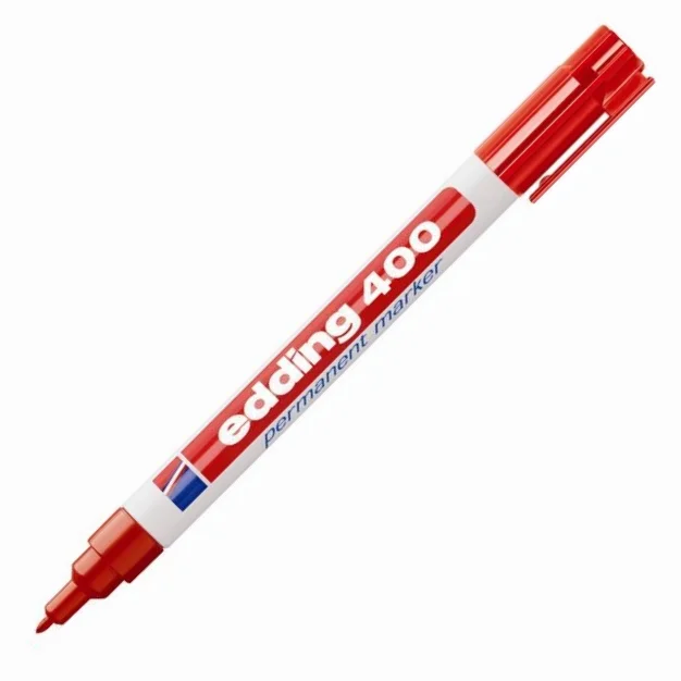 EDDING PERMANENT MARKÖR E-400 KIRMIZI