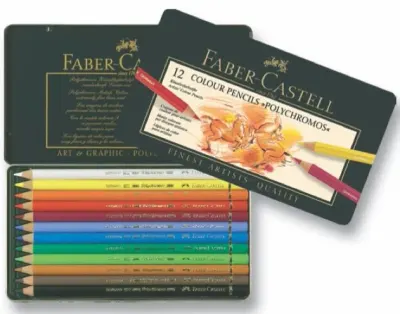 FABER KURU BOYA KALEMİ POLYCHROMOS 12 RENK 110012