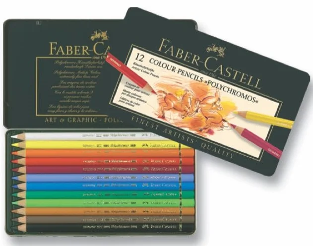 FABER KURU BOYA KALEMİ POLYCHROMOS 12 RENK 110012