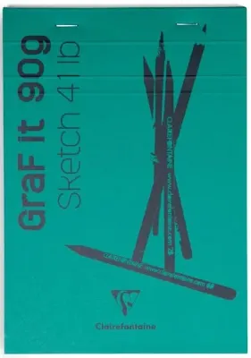 CLAIREFONTAINE ÇİZİM BLOĞU GRAFIT BLANC A5 90 GR 80 YP GB96621
