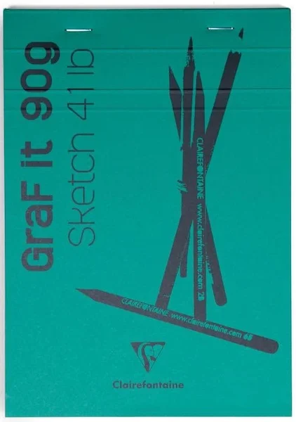 CLAIREFONTAINE ÇİZİM BLOĞU GRAFIT BLANC A5 90 GR 80 YP GB96621