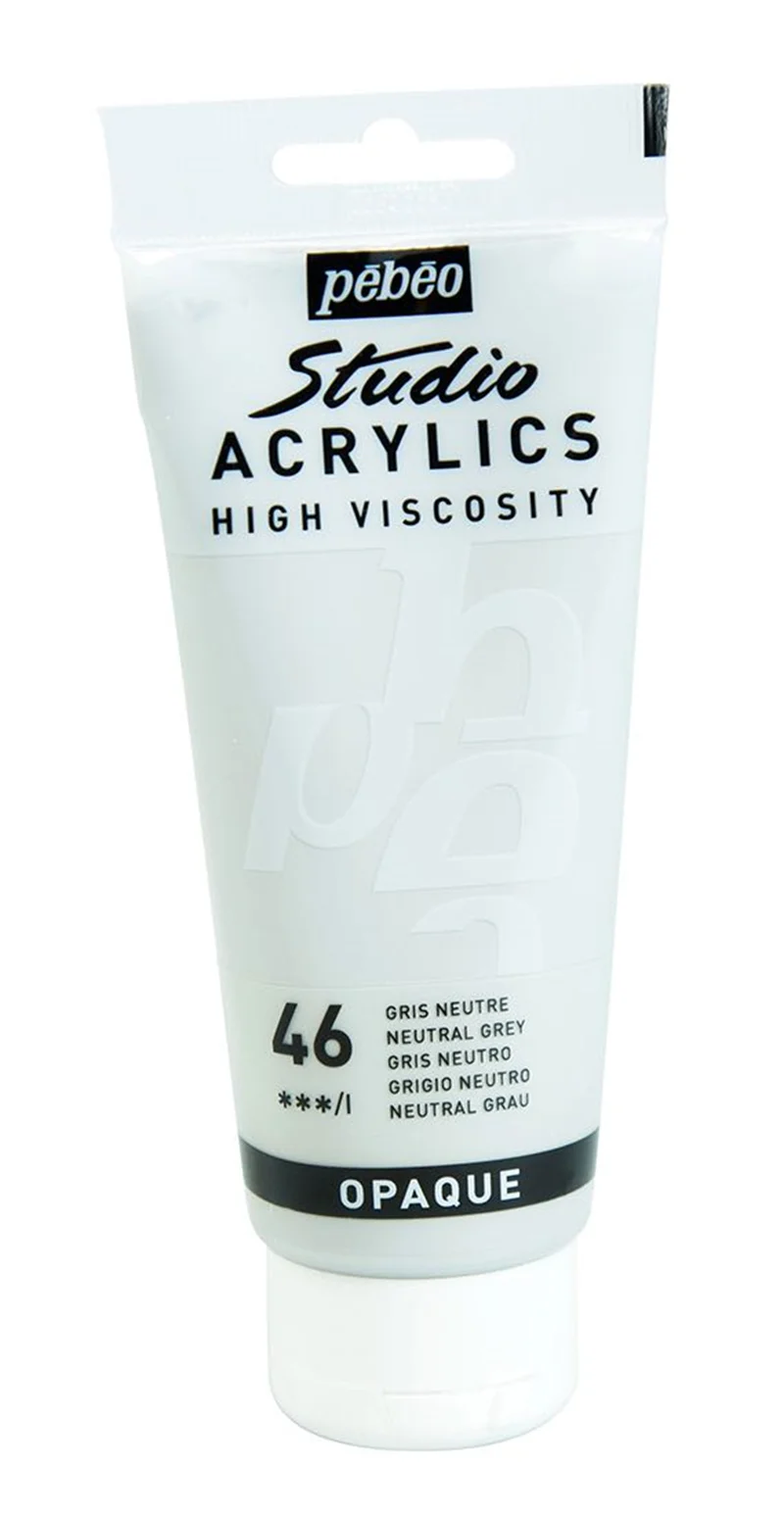 PEBEO AKRİLİK BOYA STUDIO 100 ML 831*46 NEUTRAL GREY