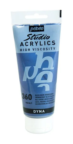 PEBEO AKRİLİK BOYA STUDIO 100 ML 832*360 IRIDESCENT BLUE-BLACK