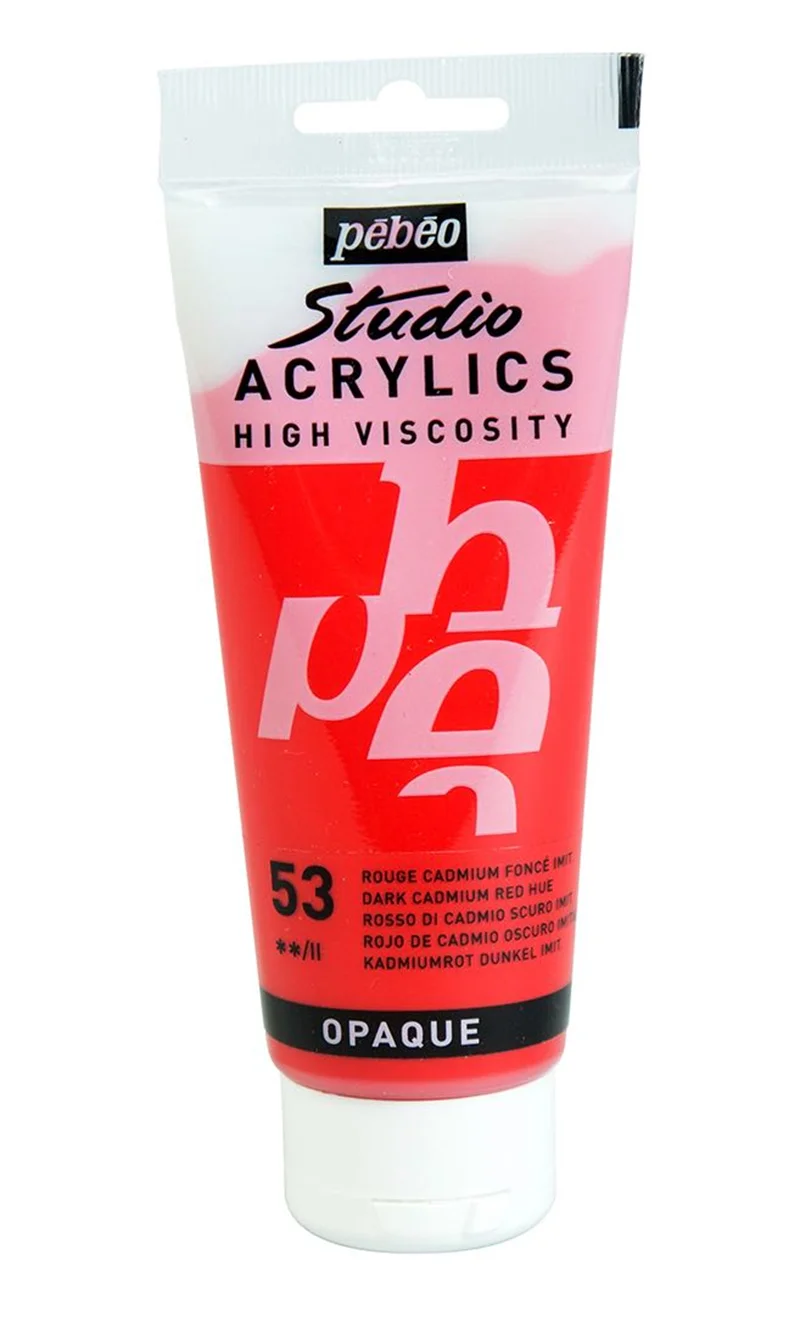 PEBEO AKRİLİK BOYA STUDIO 100 ML 831*53 DARK CADMIUM RED