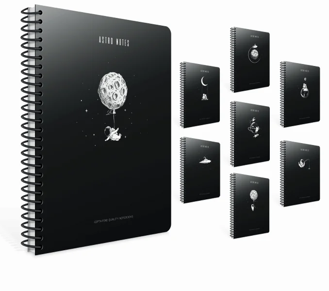GIPTA DEFTER ASTRO NOTES A5 SPİRALLİ KARTON KAPAK 80 YP. ÇİZGİLİ 6085