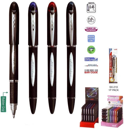 UNİ JEL KALEM JETSTREAM SX-210/3D 1.0 36 LI SET
