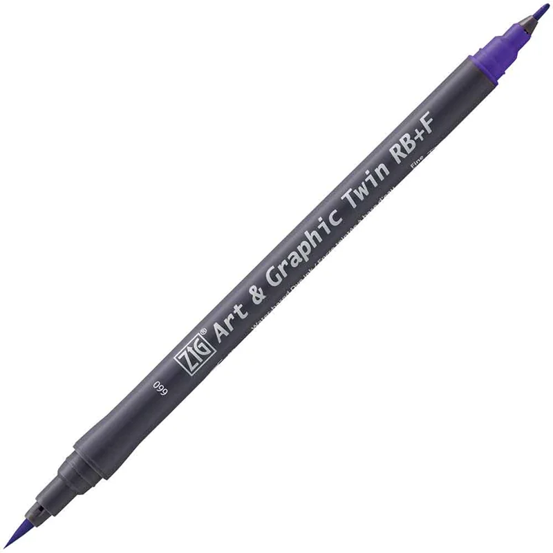 ZIG ART&amp;GRAPHIC TWIN RB TUT-95 660 DEEP VIOLET