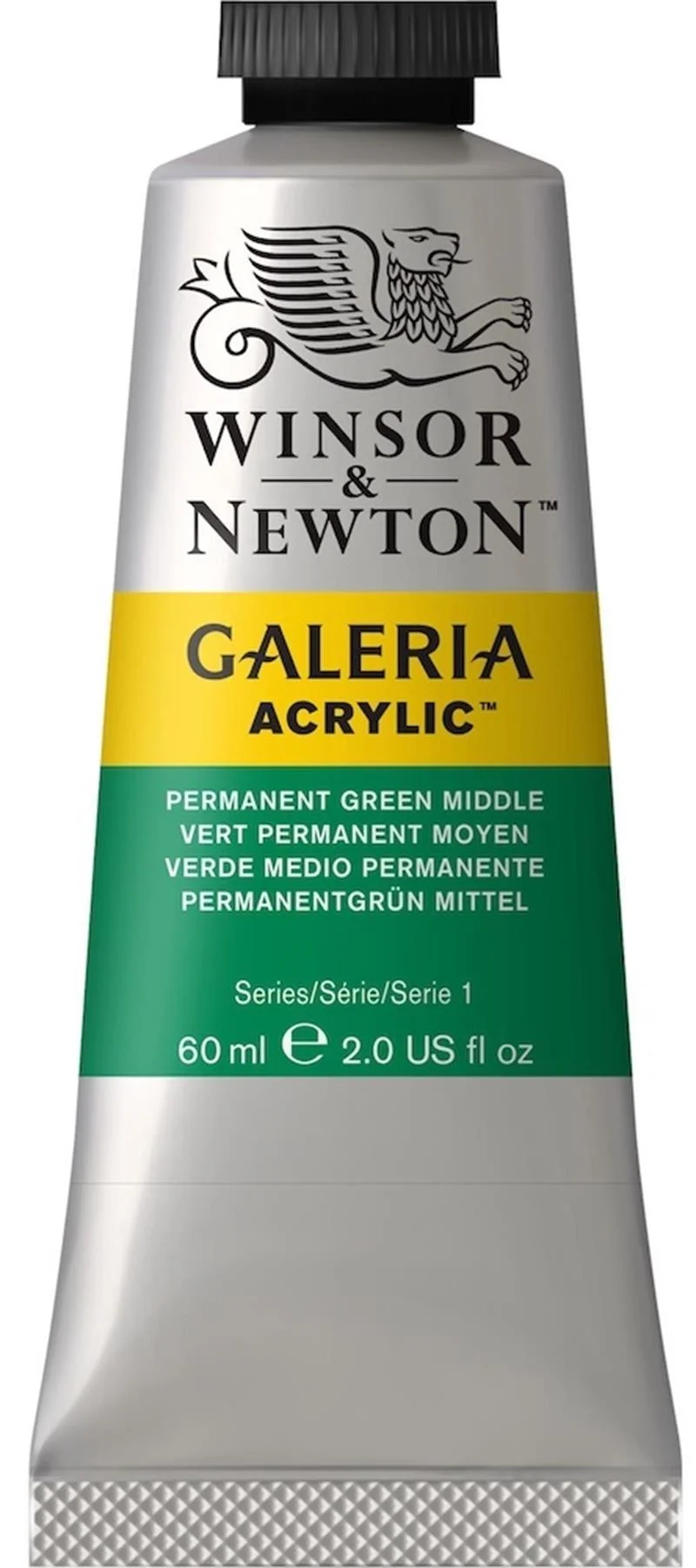 W&amp;N AKRİLİK BOYA GALERIA 60 ML PERMANENT GREEN MIDDLE 484 WN-2120484